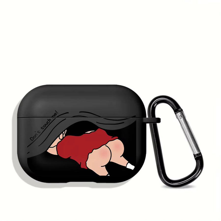 Crayon Shinchan Kopfhörerhülle in Schwarz für AirPods Pro, Pro 2, Pro 3, AirPods 1, 2, 3 und 4 - Bild 5