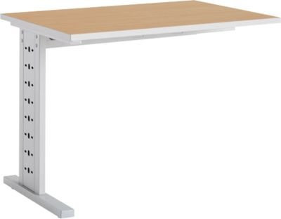 Schäfer Shop Select Ansatztisch Moxxo IQ in Buche-Dekor mit C-Fuß, B: 100 cm, T: 60 cm, H: 73,5 cm - Bild 1