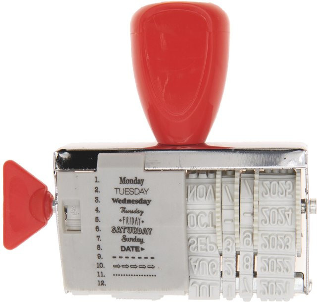 Rico Design Paper Poetry Datumsstempel Today 8x8 cm - Bild 1