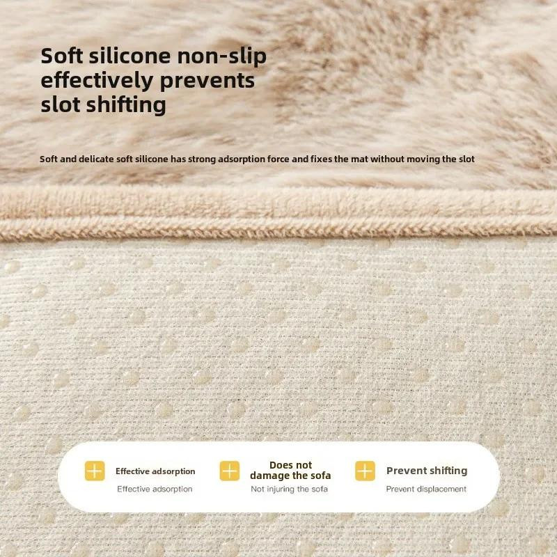 Weiche und winterwarme Hundebettmatte von Household supplies MH mit Kissen und Anti-Rutsch-Unterlage, B/T: 75 x 75 cm - Bild 2