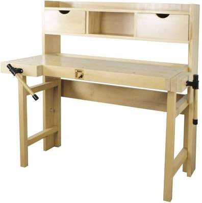 Holzmann Maschinen WB123A Werkbank Grundmodul in Braun, B/T/H: 120 x 77 x 123 cm - Bild 1