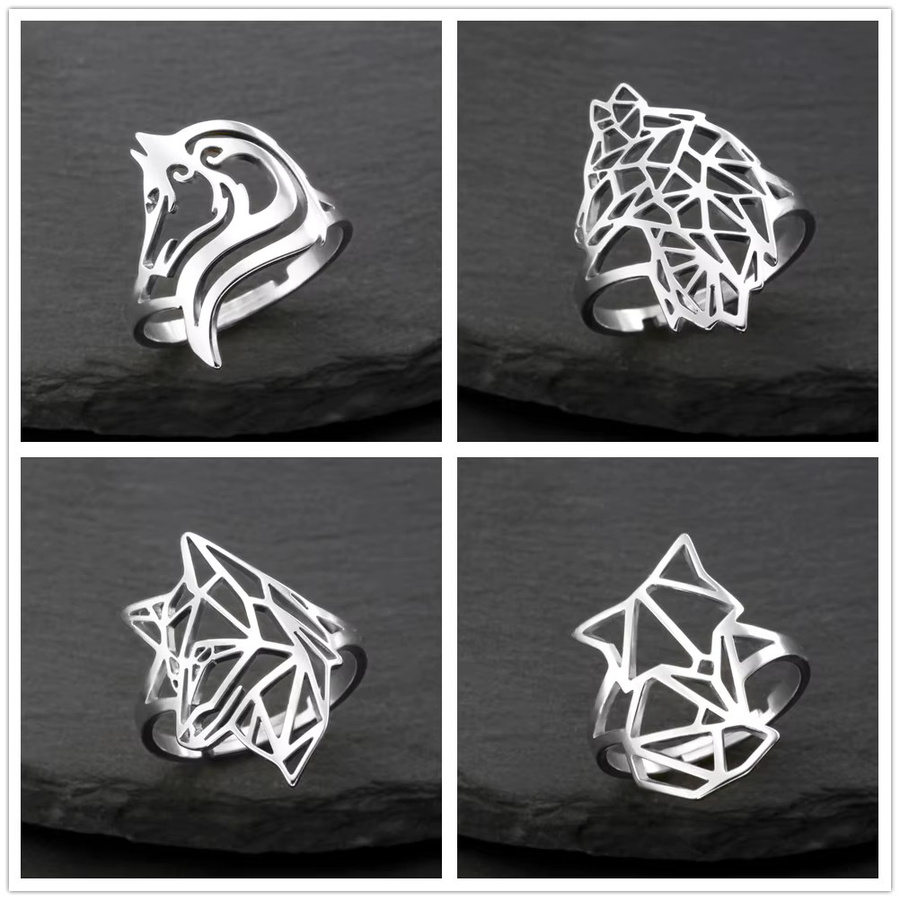 Skyrim Ring, Edelstahl, verstellbar, Unisex - Bild 2