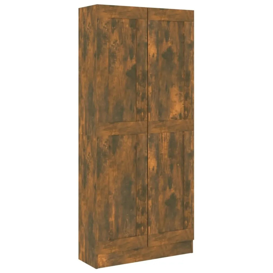 vidaXL Badezimmerschrank aus Holzwerkstoff in Räuchereiche, Wandmontage, B/T/H: 82,5 x 30,5 x 185,5 cm - Bild 2