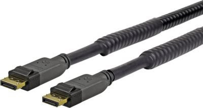 VivoLink Pro DisplayPort-Kabel Schwarz, DisplayPort (M) zu DisplayPort (M), Länge: 10,0 m - Bild 1