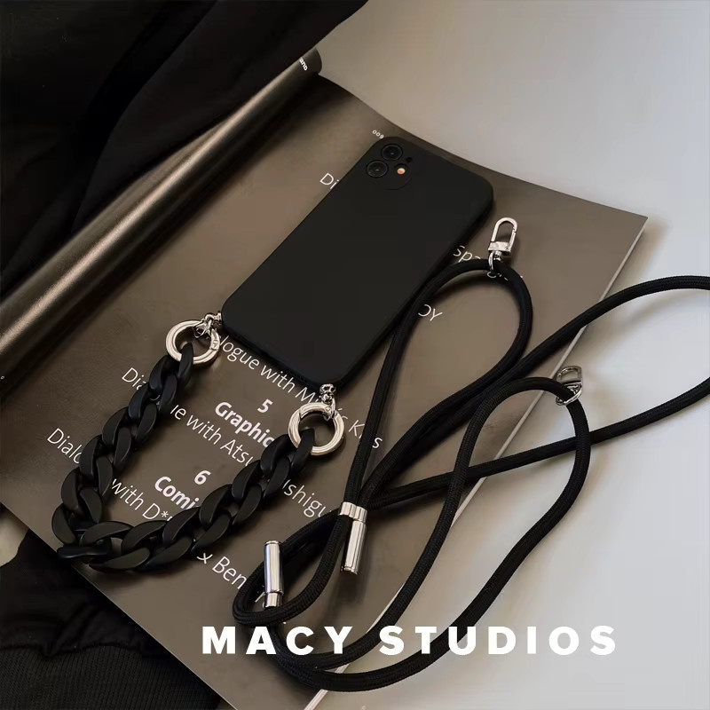 Eurynome Crossbody-Handyhülle für Samsung Galaxy S25 S24 S23 S26 Ultra Plus FE A36 A16 A17 mit Marmor-Kettenriemen in Weiß - Bild 3