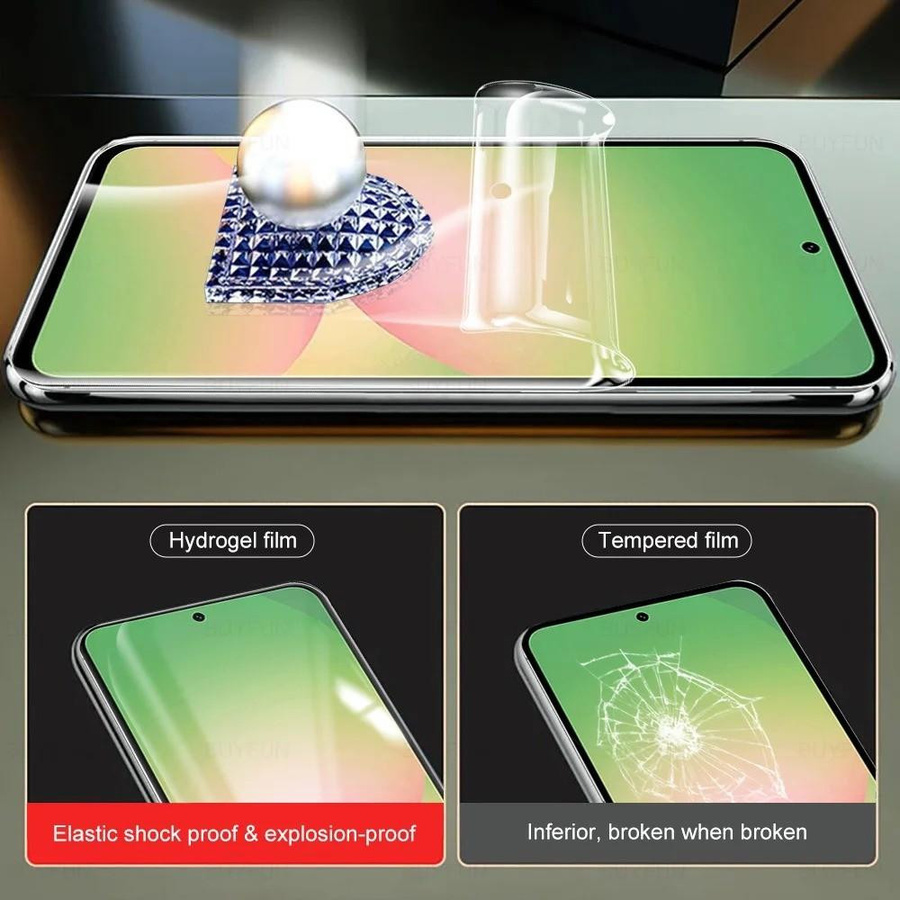 2 Stück Samsung Hydrogel-Displayschutzfolie für verschiedene Galaxy Modelle, transparent - Bild 2