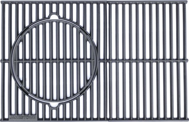 Jamestown Modularer Grillrost aus Gusseisen in Schwarz als Ersatzteil für den Gasgrill KNOX mit 4 Brennern - Bild 1
