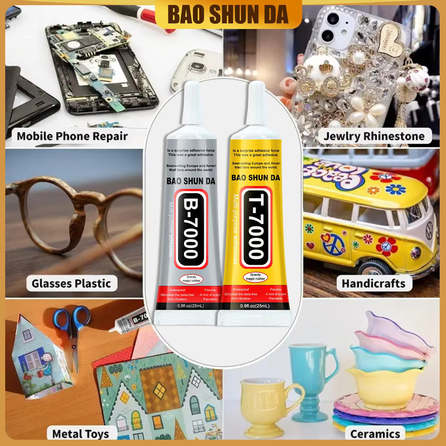 Universeller Harzkleber B-7000 Transparent und T-7000 Schwarz für Schmuck und Telefonbildschirm-Reparatur, schnell trocknend und wasserfest - Bild 4