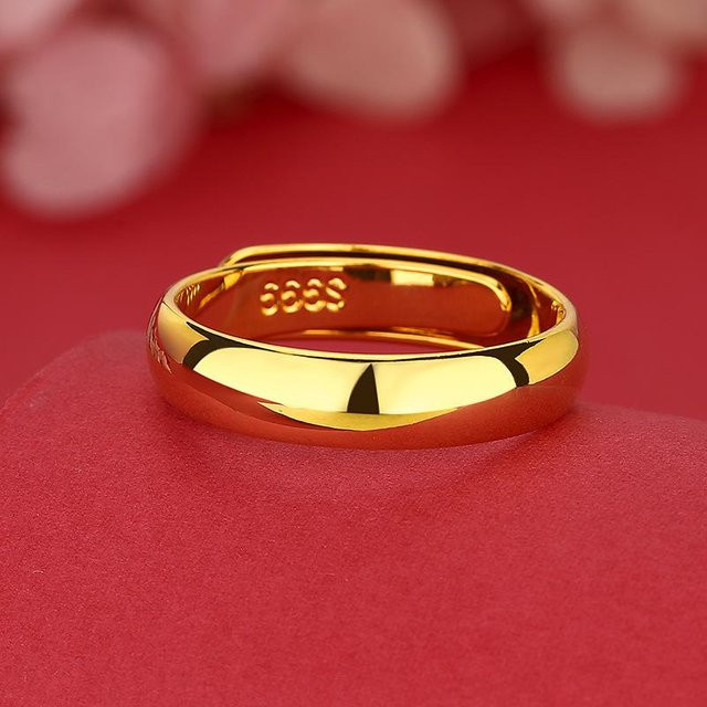 CY-jewelry Ehering 999 Gold, verstellbar, Unisex - Bild 1
