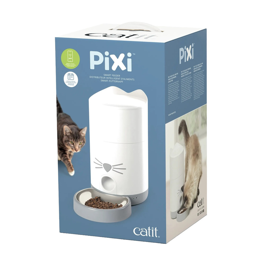 Catit Smart-Futterautomat Pixi Futterreservoir in Weiß mit 1,2 kg Kapazität - Bild 2