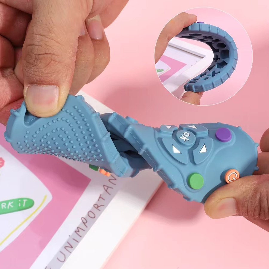 Silikon Simulation TV Fernbedienung, Sensorische Bildung Spielzeug, Schwarz - Bild 3