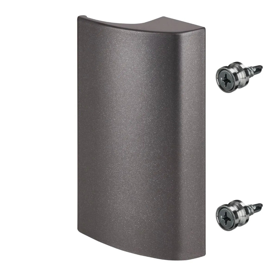 SO-TECH Balkontürgriff SEJA II in Anthrazit aus Aluminium mit verdeckter Verschraubung, B/H/T: 85 x 40 x 20 mm, BA 48 mm - Bild 2