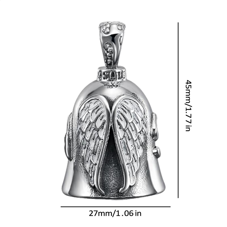 Defend Bell Schlüsselanhänger Edelstahl, Silber, Unisex - Bild 5