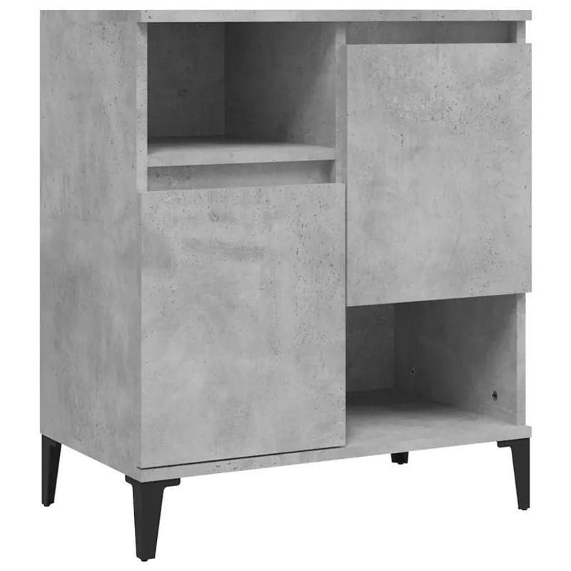 Vidaxl Kommode in Grau aus Holzwerkstoff im modernen Design, B/T/H: 60 x 35 x 70 cm - Bild 2