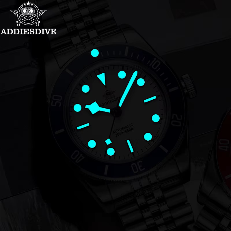 ADDIESDIVE Armbanduhr, Automatik, Edelstahl, Saphirglas, 39 mm, Herren - Bild 2