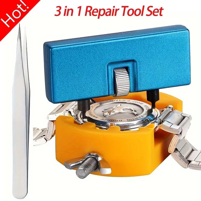 FancyWrist Uhrenbatterie-Ersatzset, 3-in-1-Entferner, Unisex - Bild 1