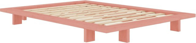 Karup Japan Bett aus Massivholz in Pink - Bild 1