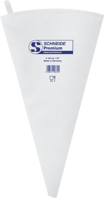 Schneider Spritzbeutel aus Kunststoff, Weiß, Länge: 46 cm - Bild 1