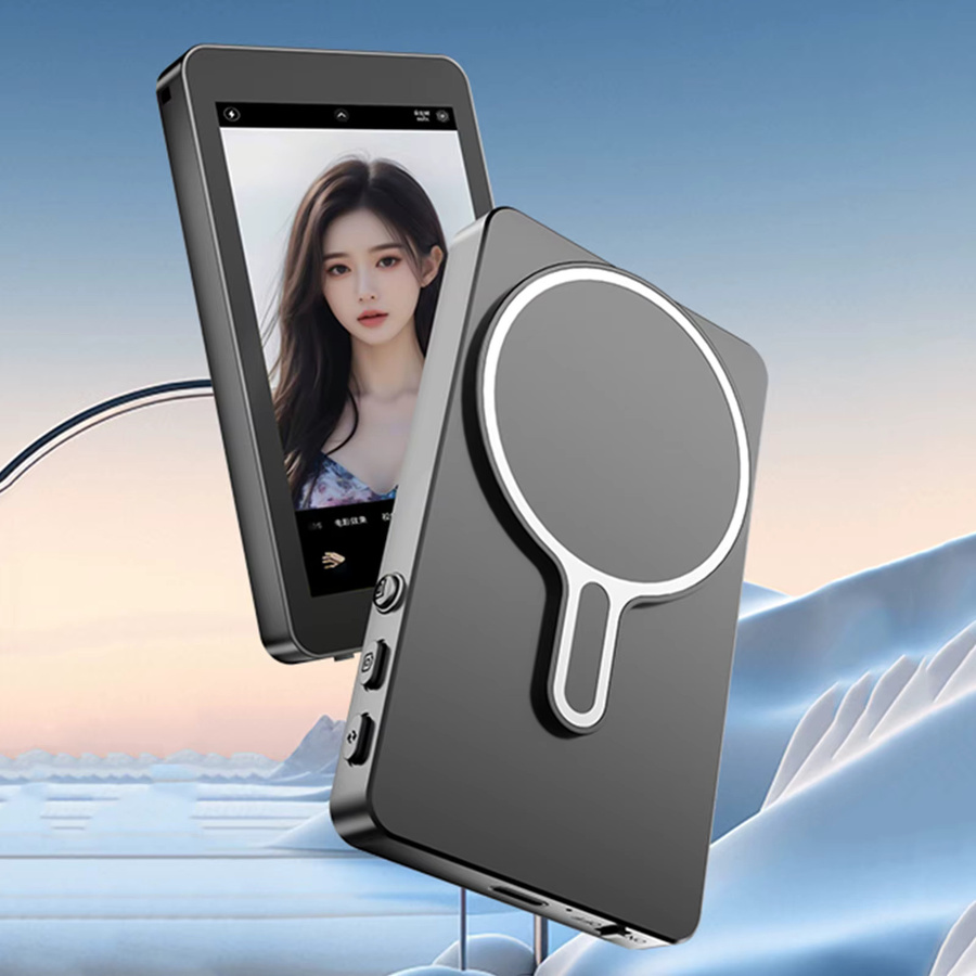 ALIILEE Magnetischer Handy-Vlog-Selfie-Monitor in Grau für Rückkamera-Livestream und Vlogging - Bild 3