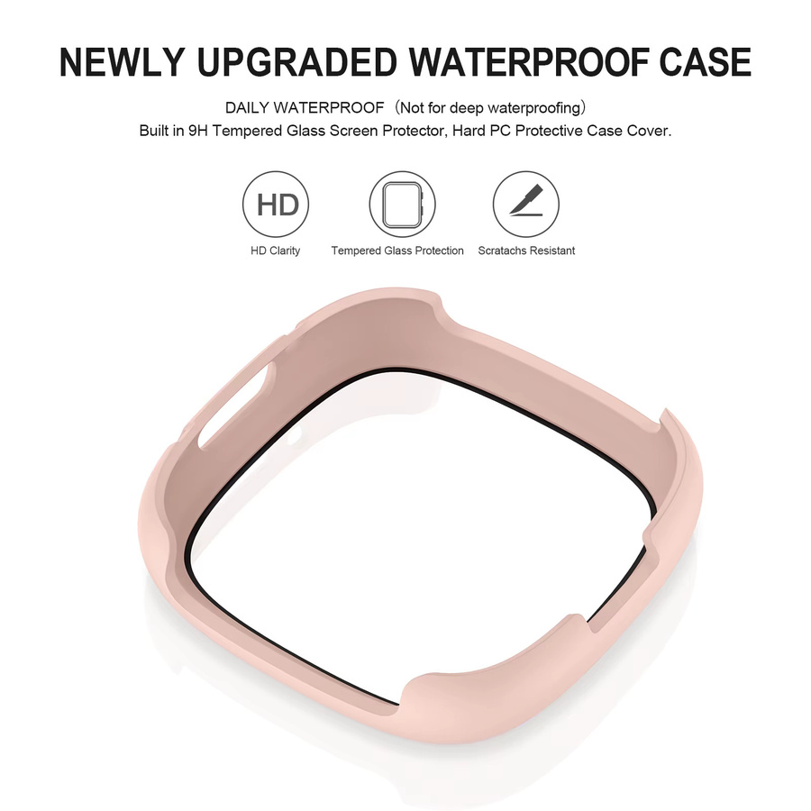 Tobfit Uhrengehäuse, Kunststoff, transparent, Fitbit Versa 4/Sense 2 - Bild 1