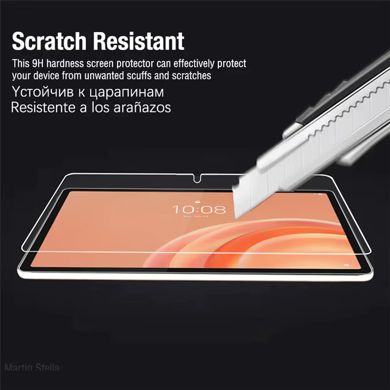 Lenovo Tab Plus Gen 2 Displayschutz aus gehärtetem Glas, transparent, 9H Härtegrad - Bild 6