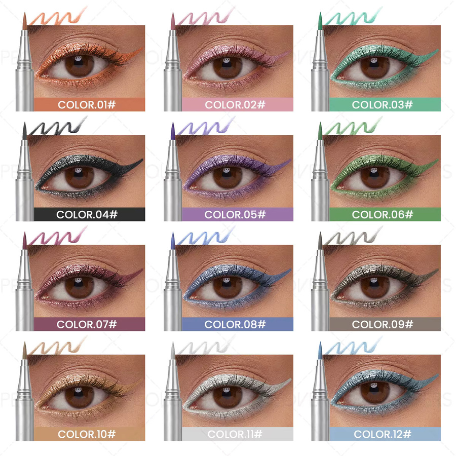 Eyeliner-Stift, Metallic, wasserfest - Bild 2
