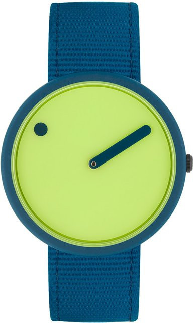 PICTO Armbanduhr, Quarz, Kunststoff, Grün, 40 mm, Unisex - Bild 1
