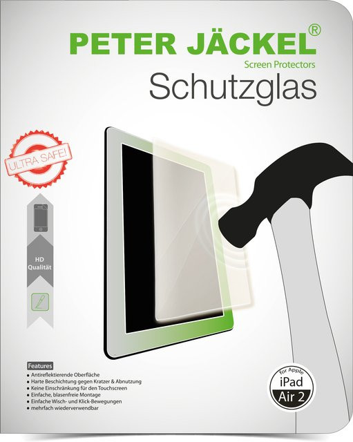 HD Glass Protector transparentes Schutzglas für Apple iPad Air, iPad Air 2, iPad Pro 9.7, iPad 9.7 (2017) und iPad 9.7 (2018) - Bild 1