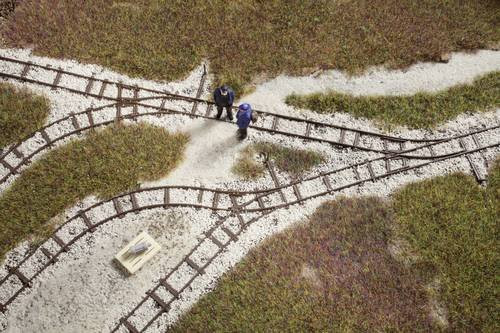Auhagen Feldbahngleis H0f Erweiterung Attrappen