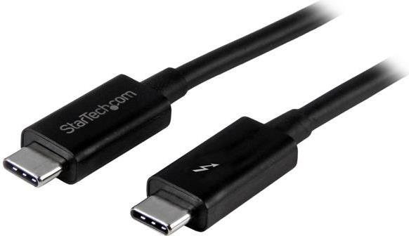 StarTech.com Thunderbolt 3 USB-C Kabel Schwarz, 2,0m, kompatibel mit Thunderbolt, USB und DisplayPort - Bild 1