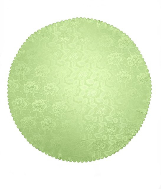 Jacquard-Tischdecke Jasmin von viva domo in Grün, fleckenabweisend und waschbar - Bild 1