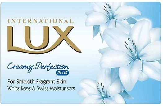 LUX International Cremiges Weißes Seifenstück, 125 g - Bild 1