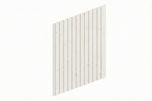 SKANHOLZ Carport-Seitenwand aus Fichte in Weiß, B: 330 cm, H: 230 cm - Bild 1