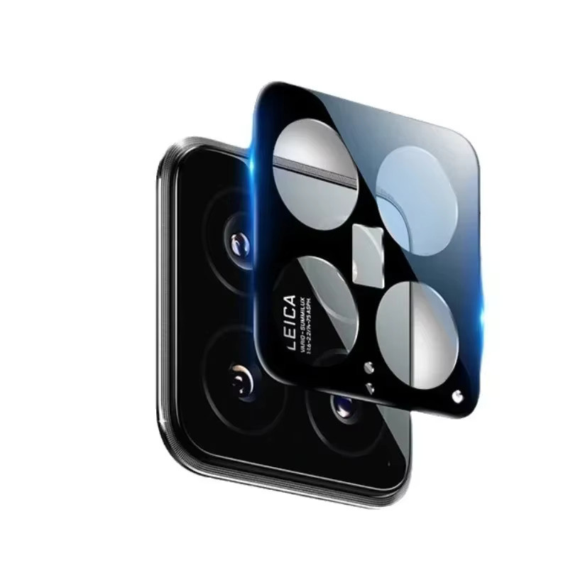 Kameraschutz aus gehärtetem Glas für Xiaomi Mi 17 Pro Max, 15T und 14T Pro in Schwarz - Bild 3
