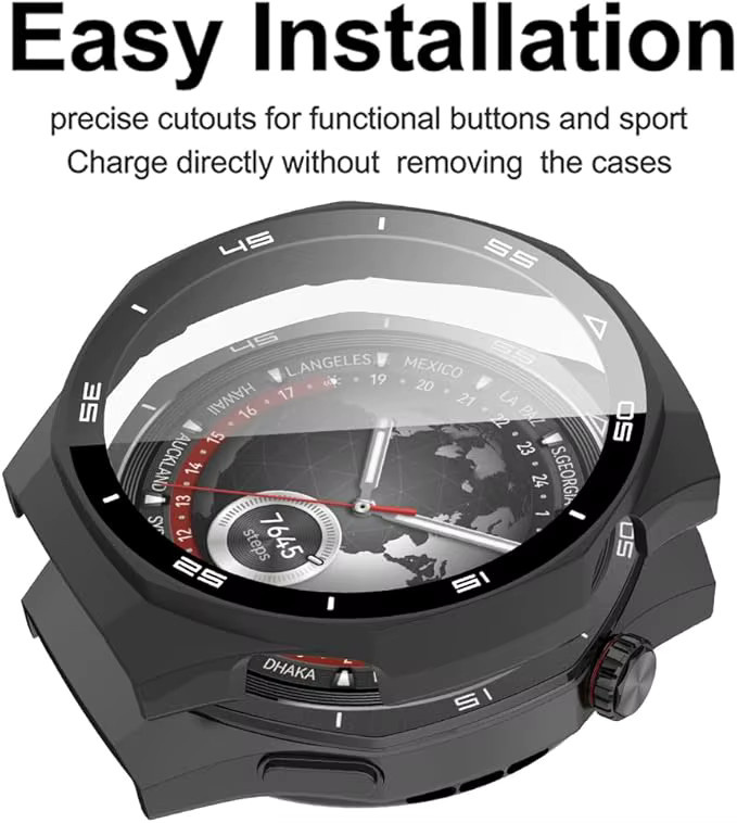 Displayschutzglas Huawei Watch GT5 Pro, transparent, Unisex - Bild 3