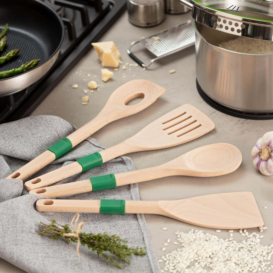 Fackelmann Kochlöffel Wien aus Buche, braun, Länge: 31 cm - Bild 2