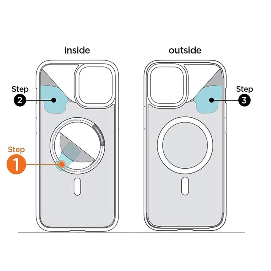 DIXSG Magnetische Transparente Hülle für iPhone kompatibel mit MagSafe und kabellosem Laden - Bild 4