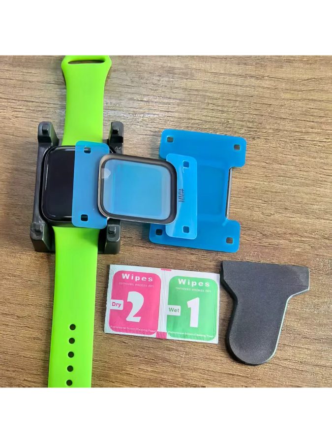 Displayschutzfolie für Apple Watch Series 11 bis 6, Ultra 2 und Ultra 3, transparent, 1–4 Stück - Bild 2