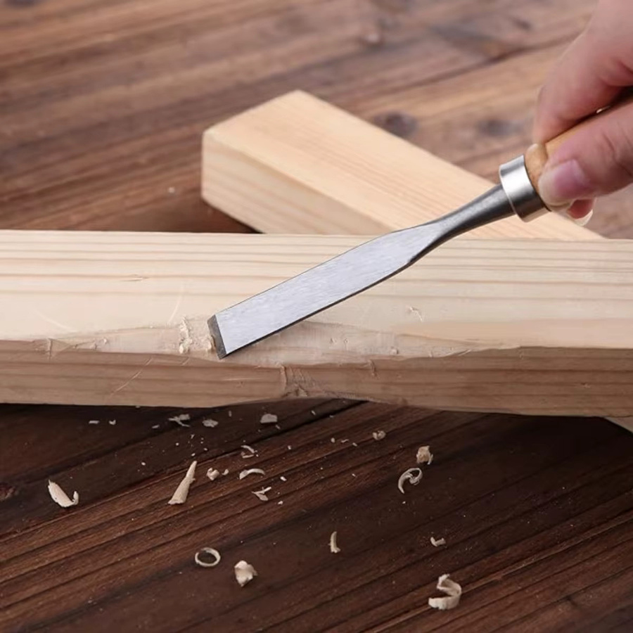 Wnew Holzschnitzerei Set mit 12 professionellen Handmeißeln und Hobeln inklusive schwarzem Etui - Bild 5