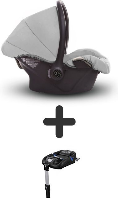 TPFLiving Babyschale Ultra Stoff Zen Nickel mit Isofix - Bild 1