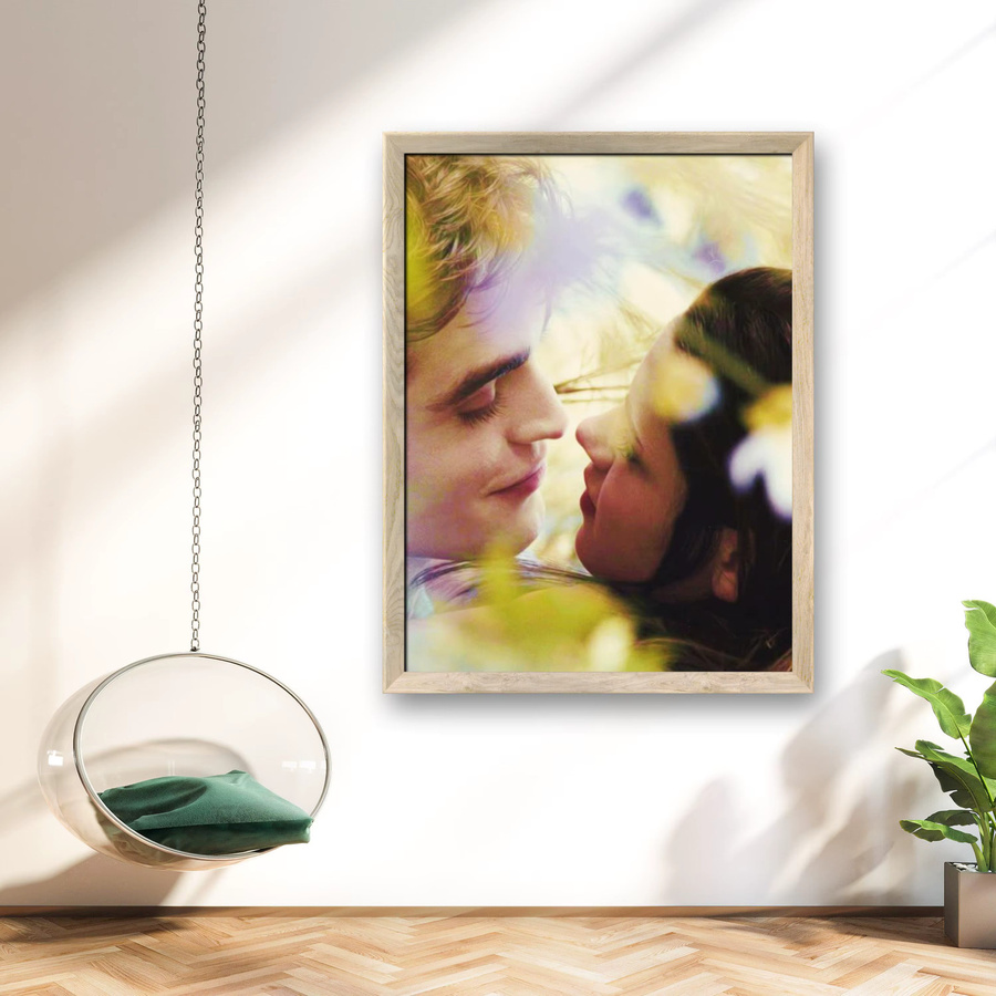 Potdemiel DIY Diamant-Stickerei Twilight Film Edward und Bella Wandbild, Mehrfarbig, B: 40 cm, H: 30 cm - Bild 1