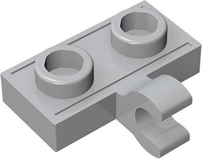 Yiran toy Bausteine Platte 1x2 mit Clip 10-teiliges Set - Bild 1