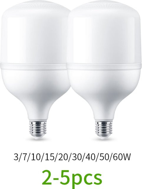 LED-Lampe E27 mit 220V für AC-Betrieb in Weiß - Bild 1
