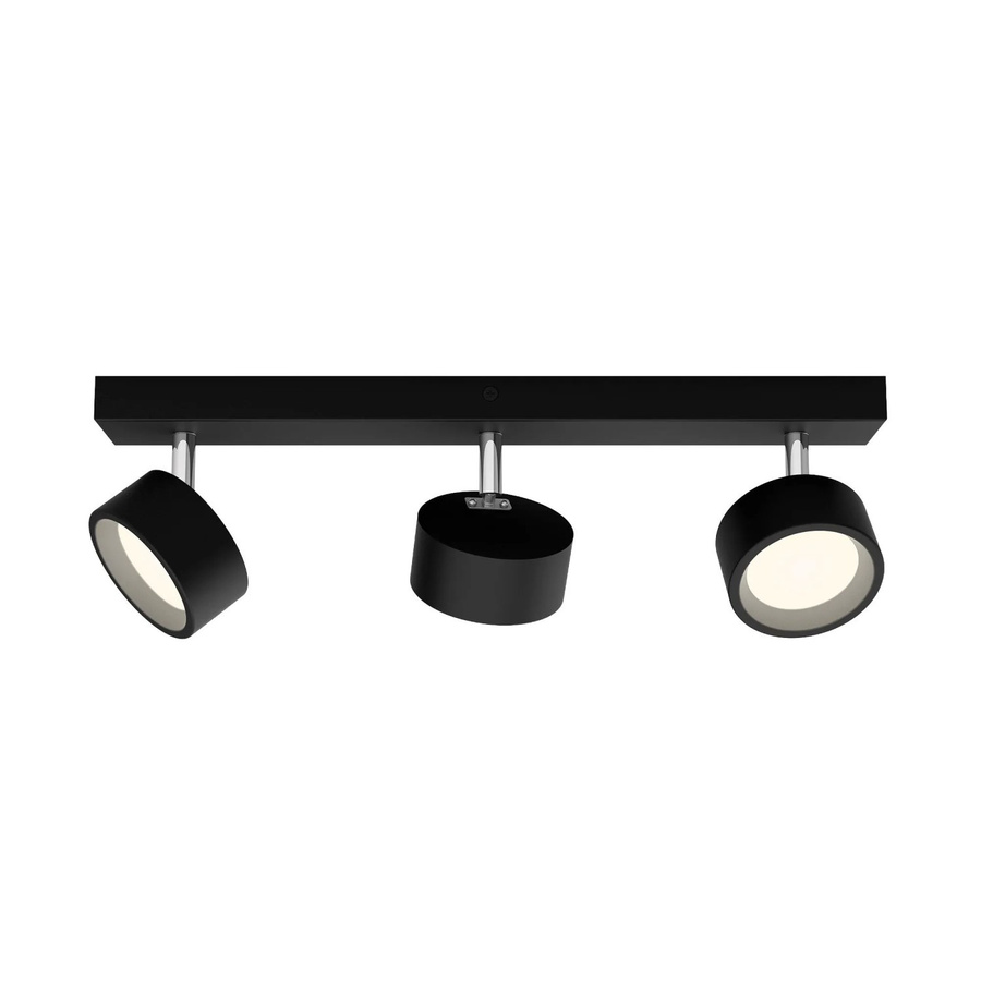 Philips Bracia LED Spotleuchte 3-flammig in Schwarz, modern und verstellbar - Bild 2