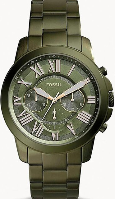Fossil Armbanduhr Quarz, Edelstahl, Grau, Herren - Bild 1