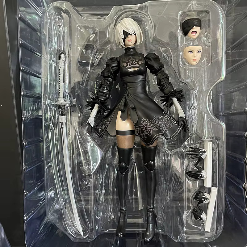 Play Arts Kai NieR:Automata 2 Typ B 2B Actionfigur, DX Deluxe Edition - Bild 2