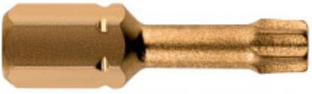 Metabo Sechsrund-Bit aus Edelstahl, 3er-Set, Gold, 3,0 mm - Bild 1