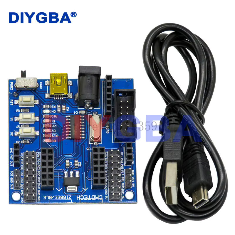 DNIGEF CC2530 Zigbee-Modul UART Wireless Core Board mit Sensorknoten Baseboard Development Board, 2,4 GHz, Blau - Bild 3