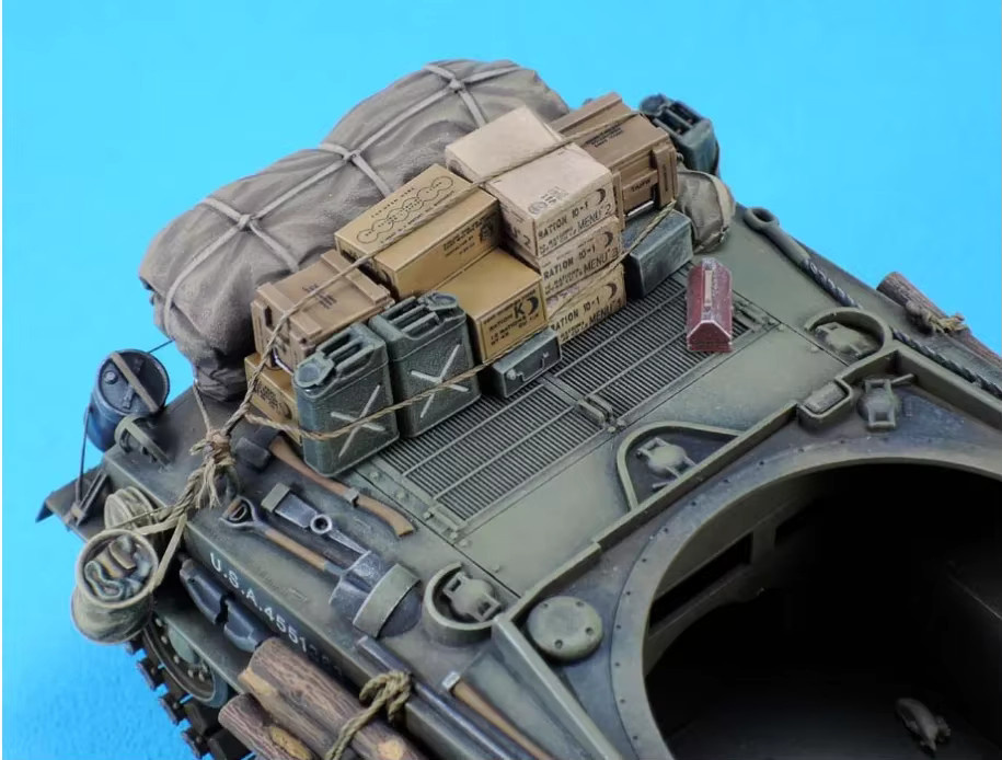 BAANFU American Furious Sherman Panzer, Harzmodellbausatz, Maßstab 1:35 - Bild 2