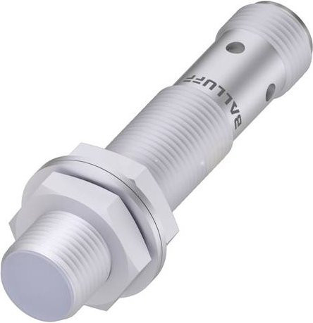 Balluff Induktiver Sensor BES 516-325-S4-W BES02J6 bündig PNP Schließer, Farbe Silber, Durchmesser: 12 mm, Länge: 61 mm - Bild 1